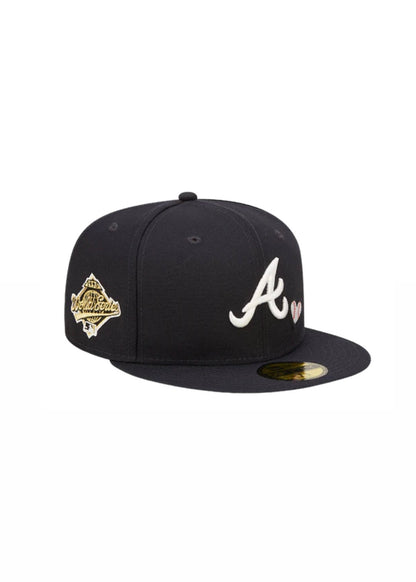 New Era 59Fifty MLB Atlanta Braves Team Heart Fitted Hat