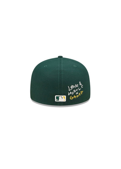 59fifty New Era Oakland Athletics MLB Team Heart