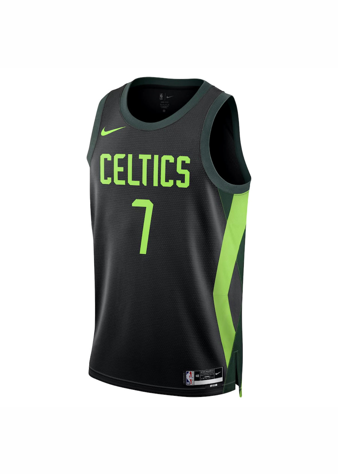 Unisex Boston Celtics Jaylen Brown Nike Black 2024/25 Swingman Player Jersey